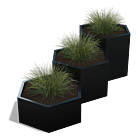 Bac à plantes en acier thermolaqué Denver special III 500