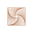 Décorations murales en acier corten Geometric Pattern 3.0