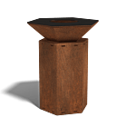 Iron Fire Premium Barbecue 750 acier corten