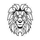 Décorations murales en métal  Lion 1.0