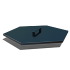Couvercle noir pour Iron Fire 750 