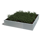 Bac à plantes en acier galvanisé Miami xxl 2000x2000