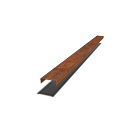 Profilé de transition en acier Corten 50x150x50 (longueur 1500mm)