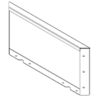 Panneau en acier corten 300x600mm