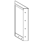 Panneau en acier corten 400x200mm