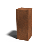 Socle en acier Corten Ohio 400x400x1000