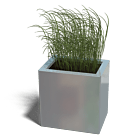 Bac à plantes en acier galvanisé Texas 300x400
