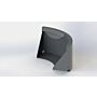 Paroi de soutènement en acier thermolaqué courbe extérieure 500x500mm (hauteur 300mm)