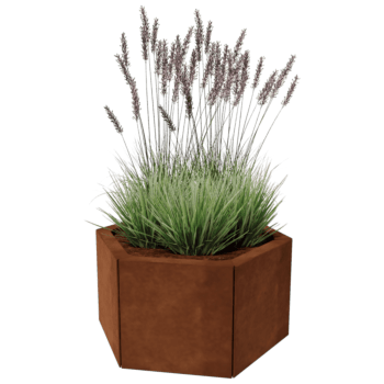 Bac à plantes en acier corten Denver 30
