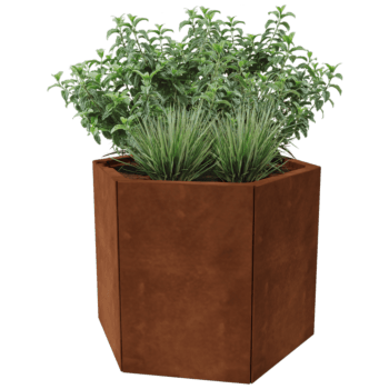 Bac à plantes en acier corten Denver 40