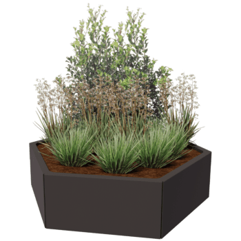 Bac à plantes en acier thermolaqué Denver 60
