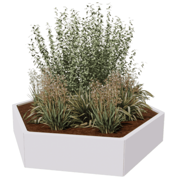 Bac à plantes en acier thermolaqué Denver 80