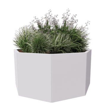 Jardinière en acier peint par poudrage Chicago 50