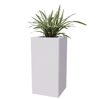 Bac à plantes en acier thermolaqué Miami 30 x 30 cm