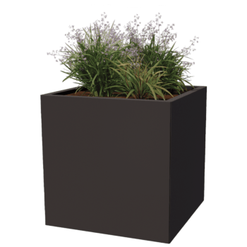 Bac à plantes en acier thermolaqué Miami 70 x 70 cm