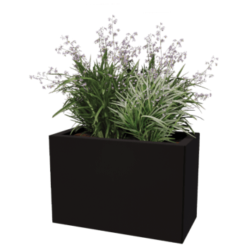 Bac à plantes en acier thermolaqué Texas 30 x 60 cm