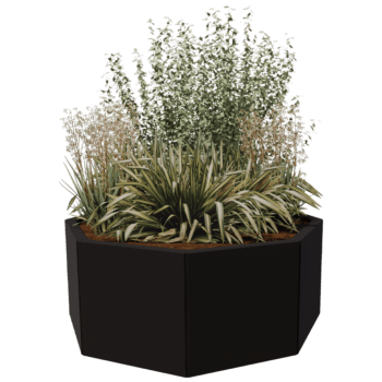 Jardinière en acier peint par poudrage Chicago 40