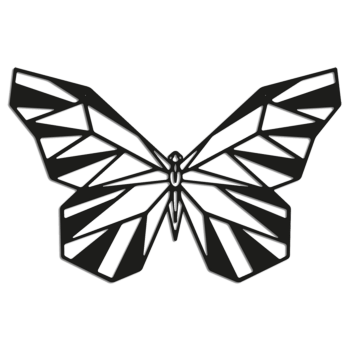 Décoration murale en métal Butterfly 2.0