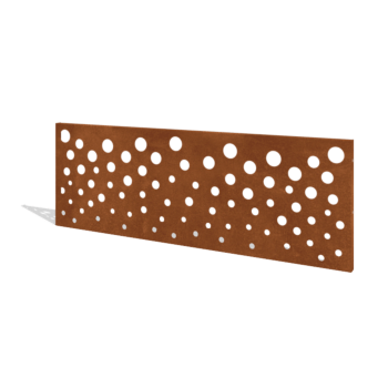 Clôture en acier corten H Panneau B 180 x 63,3 cm