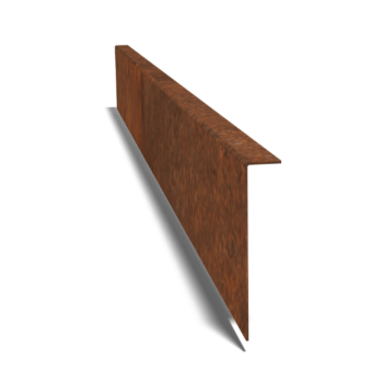 Bordure en acier corten à bord replié 12 cm (longueur 150 cm)