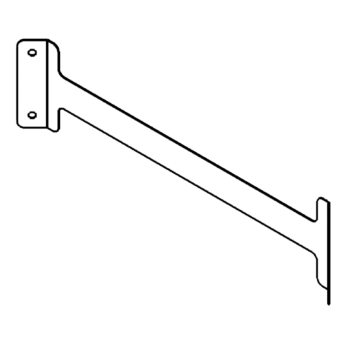 Support d'accouplement en acier galvanisé 60 cm