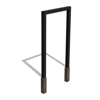 Pergola droite en acier thermolaqué 150 cm