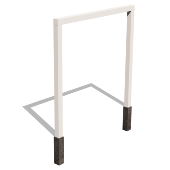 Pergola droite en acier thermolaqué 250 cm