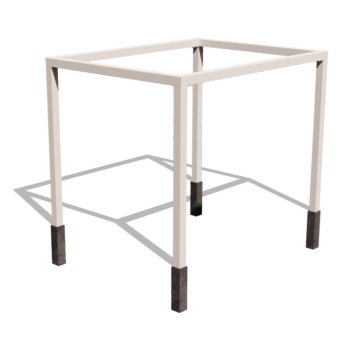 Pergola carré en acier thermolaqué 324 x 250 cm
