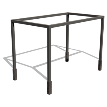Pergola carré en acier thermolaqué 424 x 250 cm