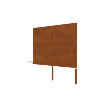 Clôture en acier corten H4 set 258 cm