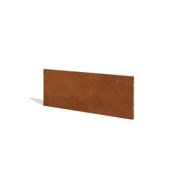 Clôture en acier corten H Panneau 120 x 47,5 cm