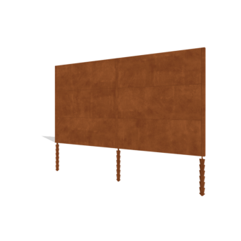 Clôture en acier corten H3 set complet 378 cm