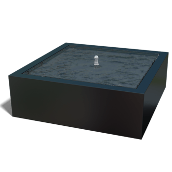 Table d'eau en aluminium 120 x 120 x 40 cm