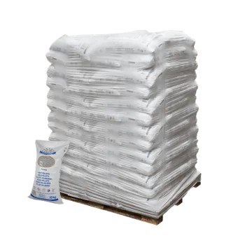 Chauffages de terrasse à pellets - Palette de granulés de bois