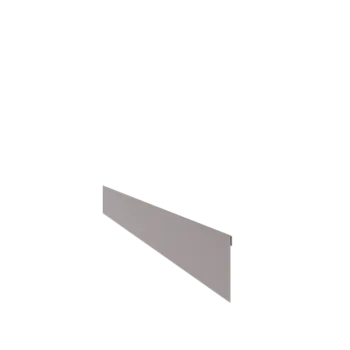 Bordures de jardin en acier galvanisé - Écrasé - Hauteur 13 cm - 240 cm