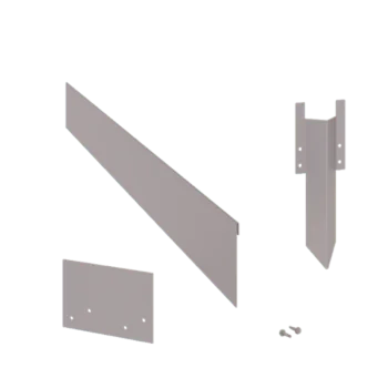 Bordures de jardin en acier galvanisé - Écrasé - Hauteur 13 cm - Kit complet 15 mètre