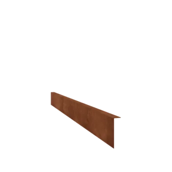 Bordures de jardin en acier Corten - Corpulent - Hauteur 12 cm - 240 cm