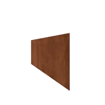 Bordures de jardin en acier Corten - Droit - Hauteur 37,5 cm - 150 cm