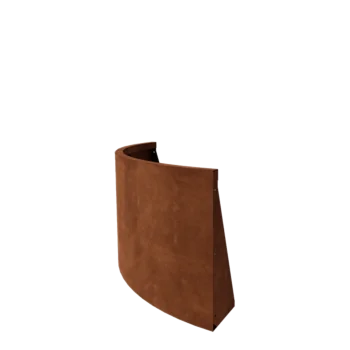Mur de soutènement en acier Corten - Courbe extérieure - 100 x 100 x 60 cm