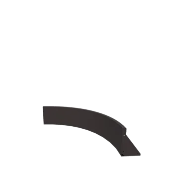 Mur de soutènement en acier - Courbe intérieure - 100 x 100 x 30 cm - Autre couleur RAL