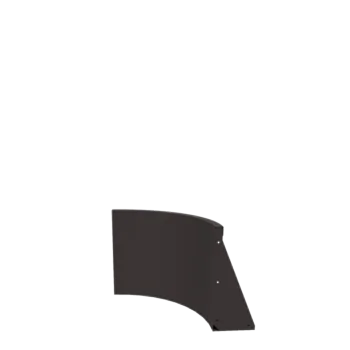 Mur de soutènement en acier - Courbe extérieure - 50 x 50 x 50 cm - RAL7016 mat (gris anthracite)