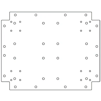 Plaque de fond en acier galvanisé - 40 x 50 cm