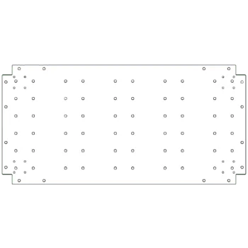 Plaque de fond en acier galvanisé - 50 x 100 cm