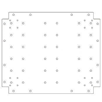 Plaque de fond en acier galvanisé - 50 x 60 cm