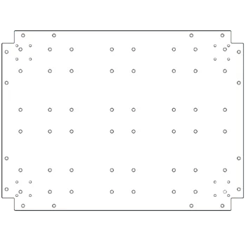 Plaque de fond en acier galvanisé - 60 x 80 cm