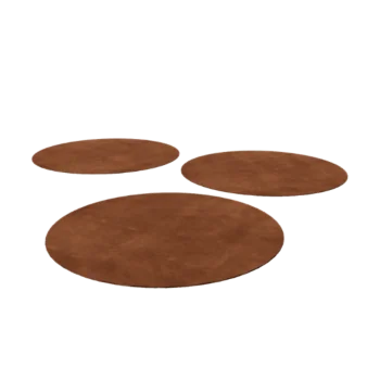 Pas japonais en acier Corten - Rond - 75 cm