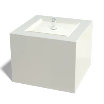 Table d'eau en Aluminium - Lyra - 50 x 50 x 40 cm